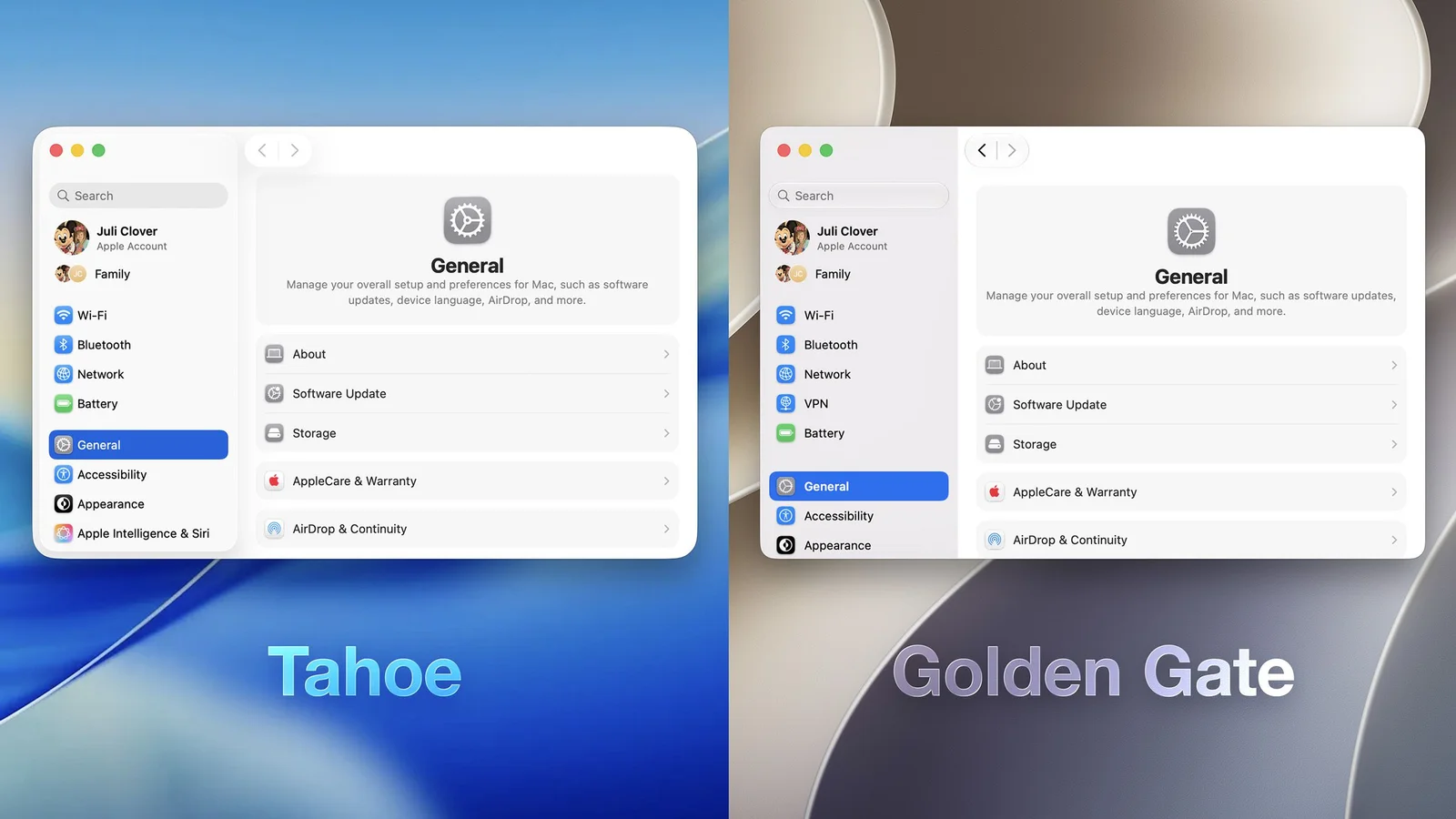 macOS Golden Gate Tightens Liquid Glass with Uniform Toolbars, Edge-to-Edge Sidebars, and HDR Depth