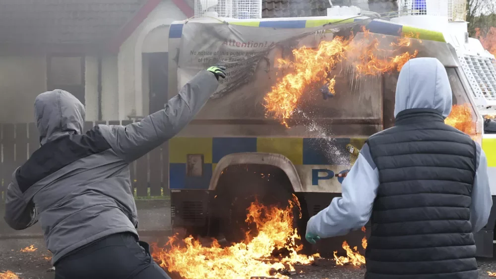 Violent Protests Erupt in Northern Ireland with Petrol Bombs Targeting Police