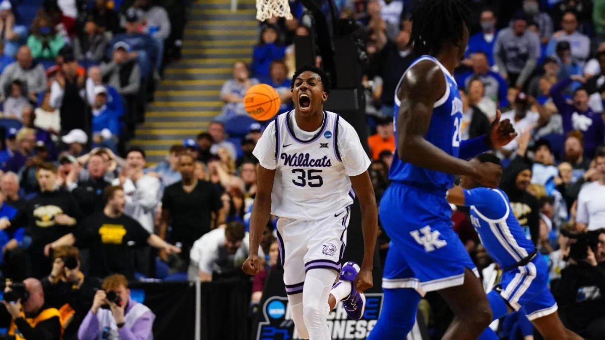 Kansas State ends Kentucky's Sweet 16 hopes in March Madness upset.
