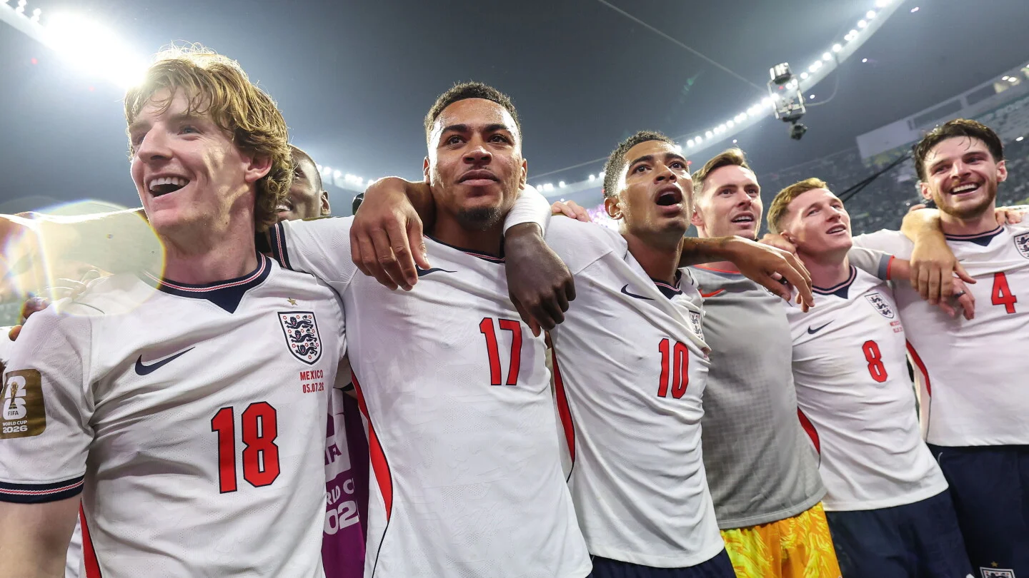 England–Mexico World Cup showdown draws nearly 45 million viewers