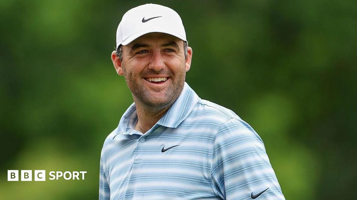 Scheffler shoots 60 to grab two-shot lead at Travelers Championship
