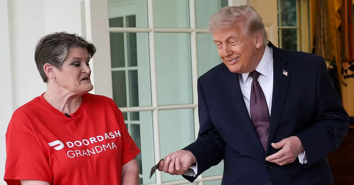 DoorDash Grandma Sparks Political Stir with White House McDonald’s Drop-Off