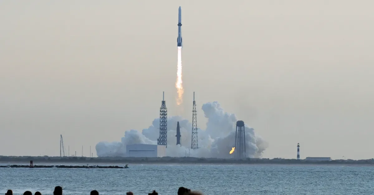 Blue Origin's New Glenn booster lands cleanly as reuse milestone, while satellite underperforms