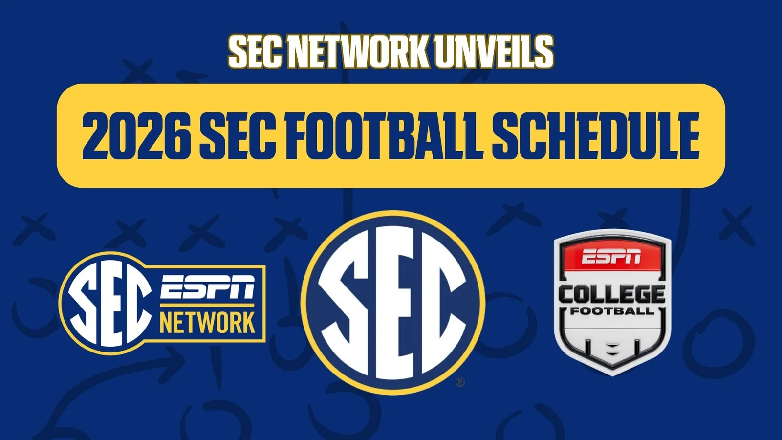 SEC Network unveils expansive 2026 college football slate, kicks off Sept. 3