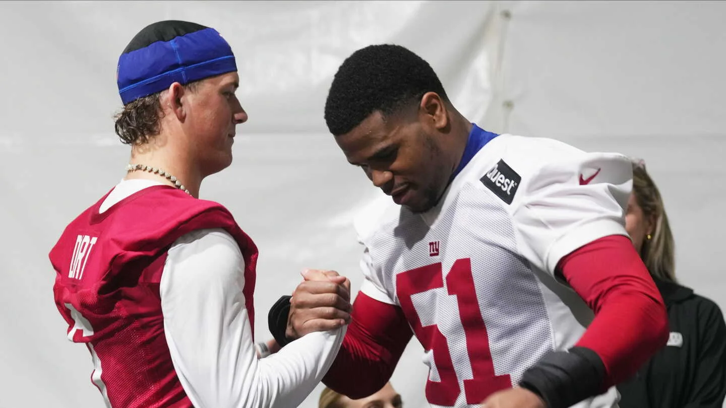 Giants teammates Carter and Dart settle after social-media dustup