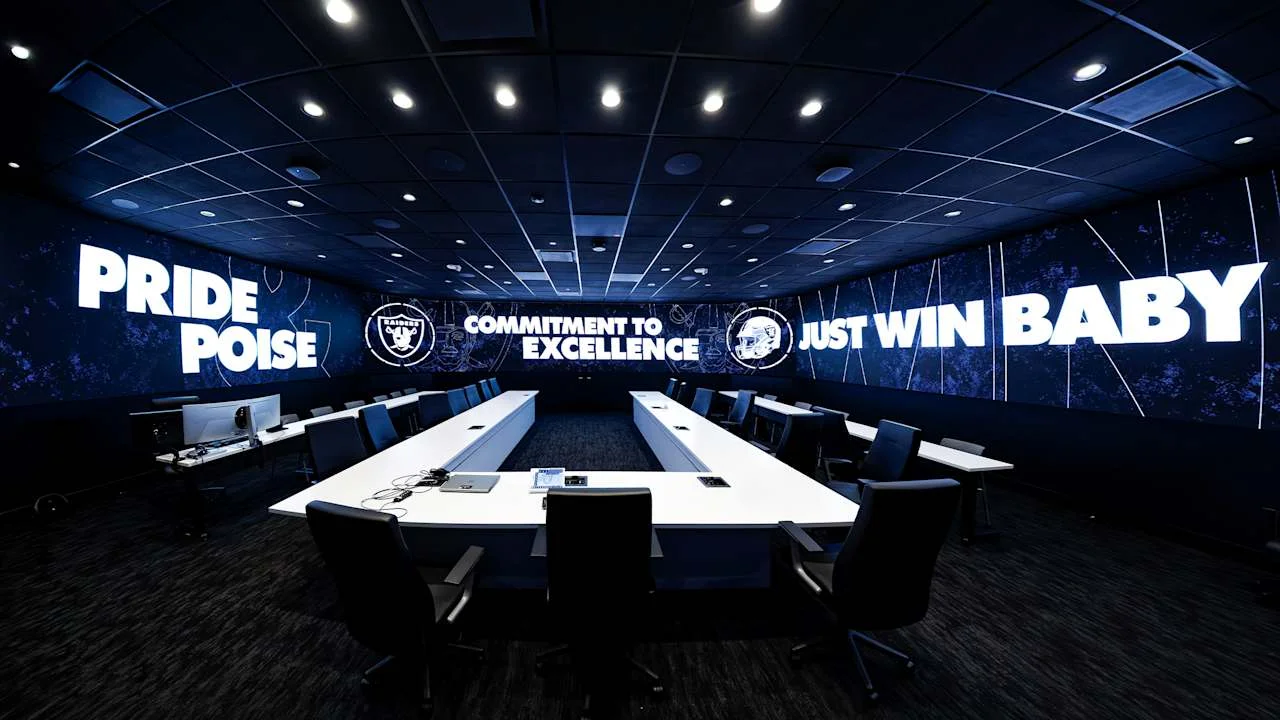 Raiders Unveil High-Tech Draft War Room Ahead of 2026 NFL Draft