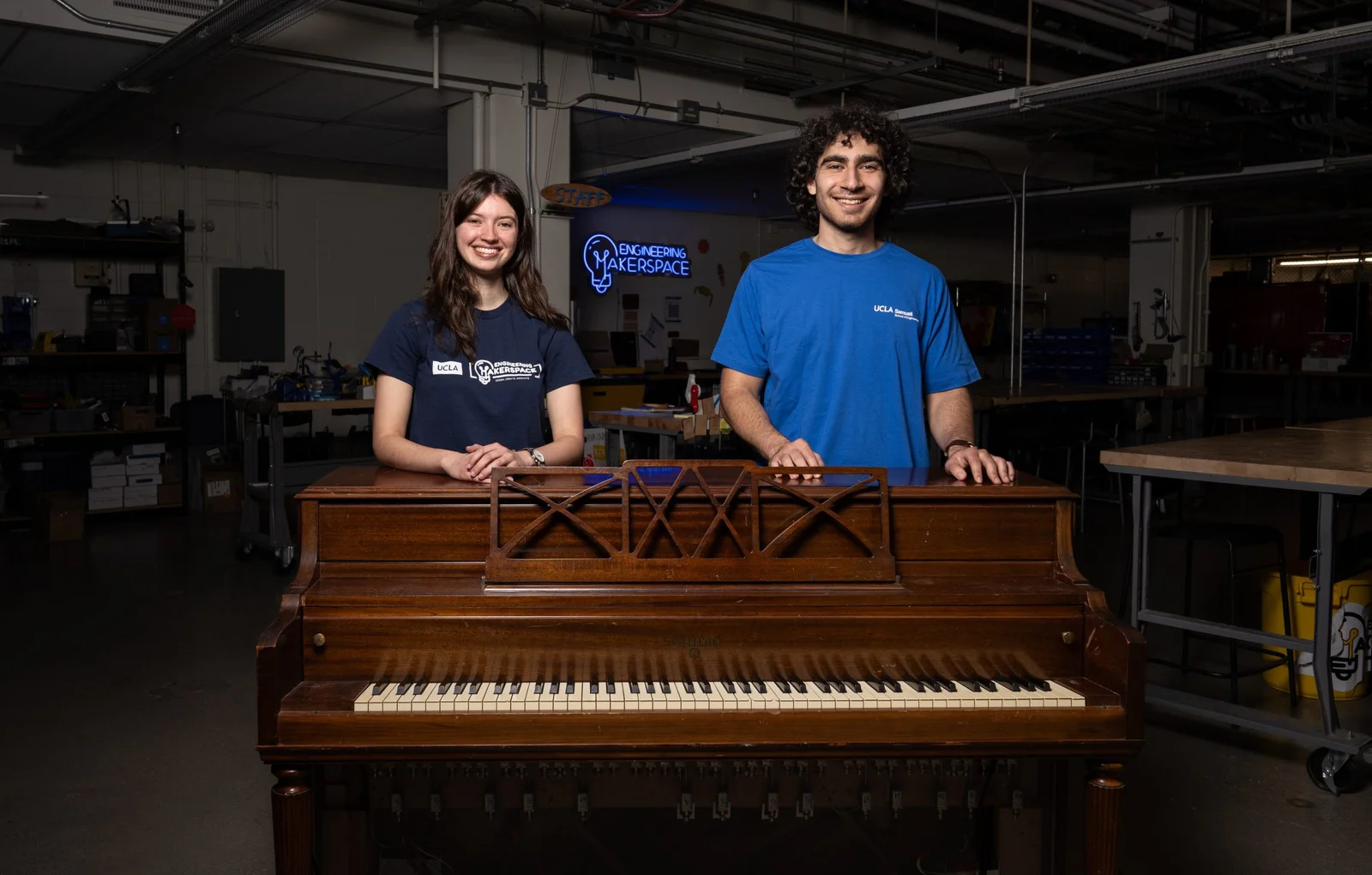 UCLA Engineers Build an 88-Key Self-Playing Piano That Plays All at Once