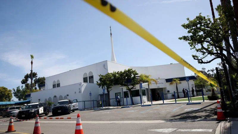 Two teens livestream San Diego mosque attack linked to neo-Nazi manifesto