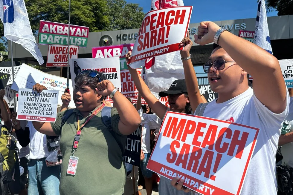 Impeachment bid targets Philippine VP Sara Duterte over wealth and threats allegations