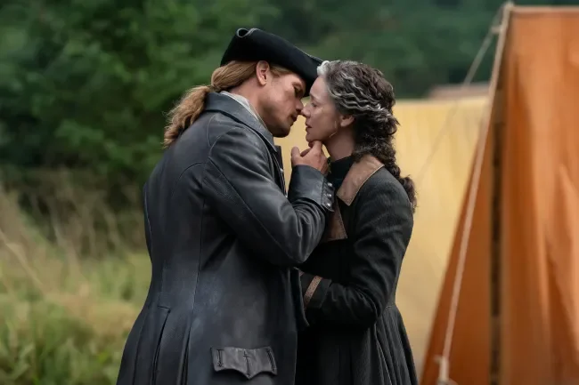 Outlander finale hints at a fate undecided for Claire and Jamie, with a post-credits wink