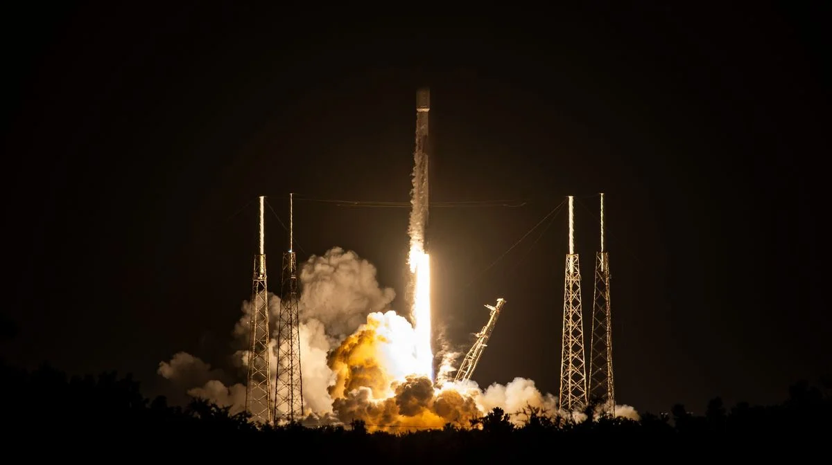 "SpaceX Successfully Deploys Starlink Satellites and Achieves Rocket Landing at Sea"