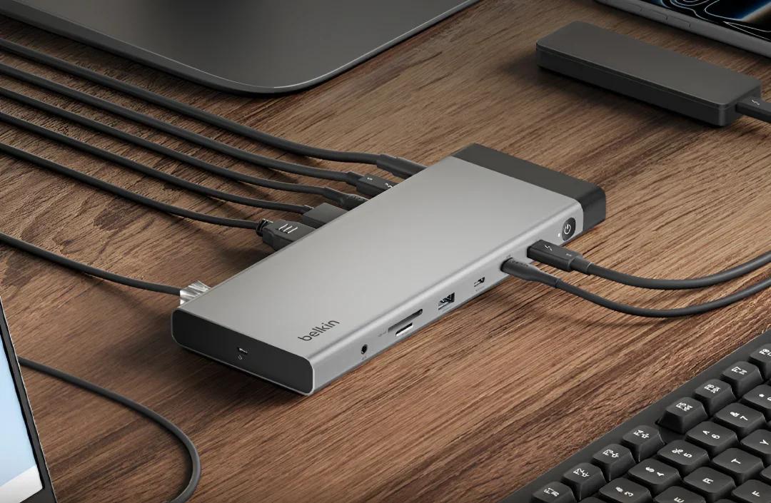 Belkin unveils 14-in-1 Thunderbolt 5 dock with 140W charging and triple 4K 144Hz output