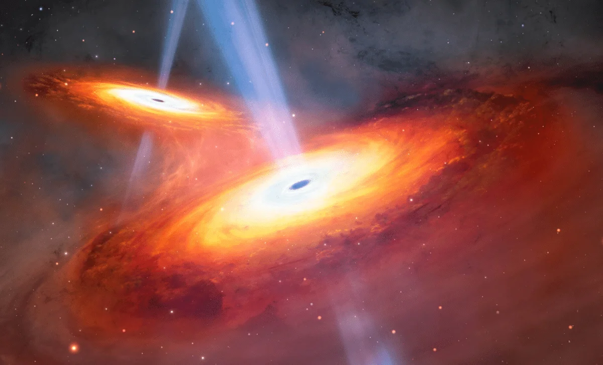 Rare Quasar Pair Merges in the Early Universe, Illuminating Black Hole Growth