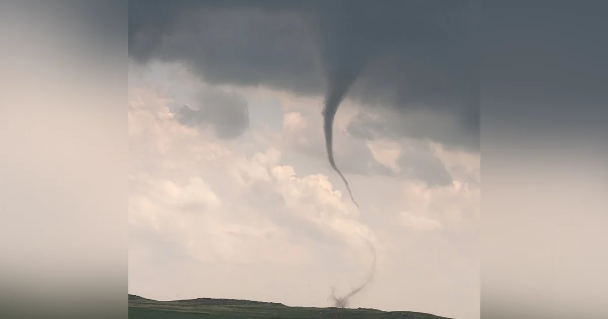 Severe weather warnings issued for Colorado, including potential for apple-sized hail and tornadoes.