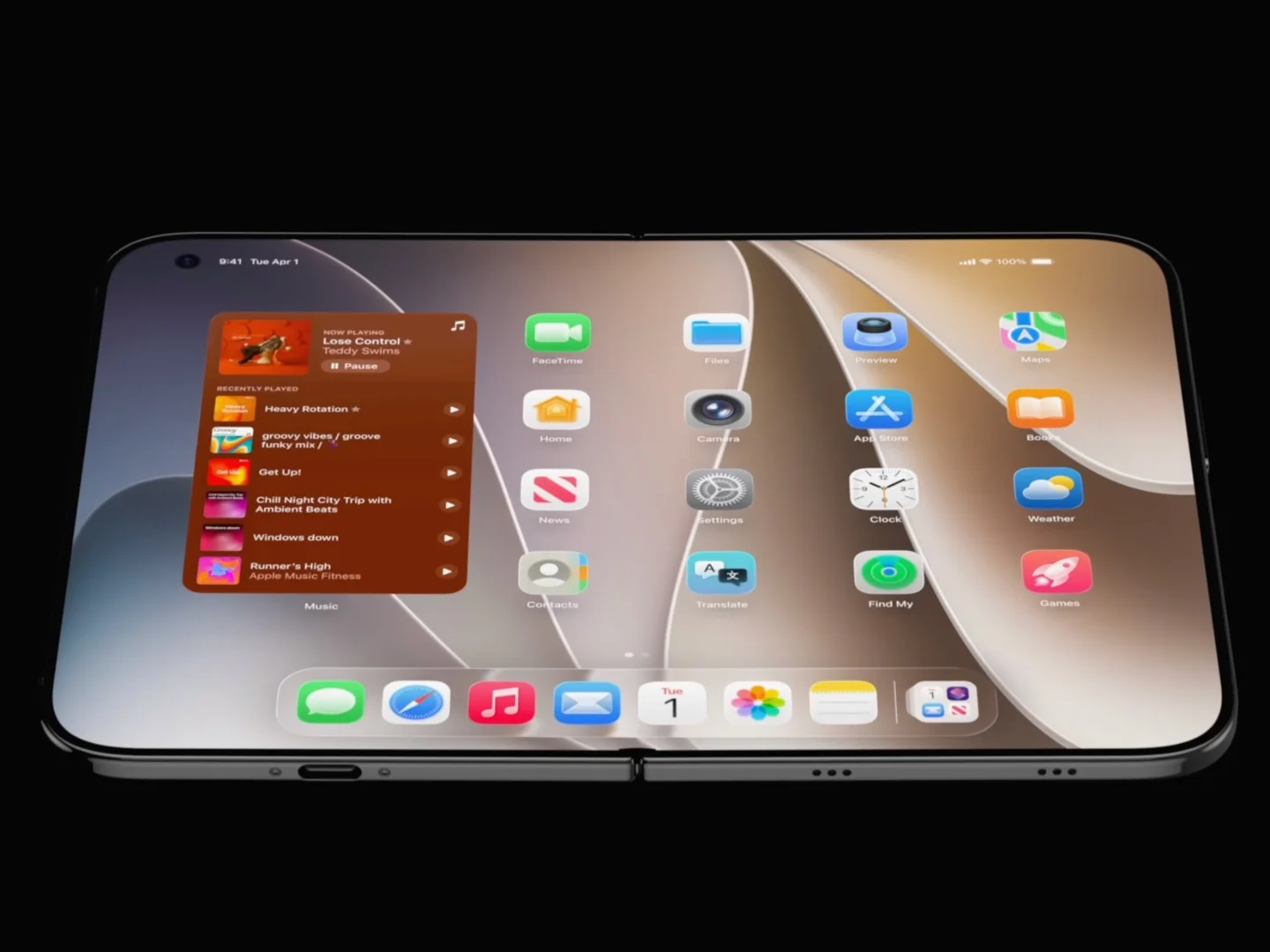 Final iPhone Ultra renders hint at crease-free foldable with left USB-C