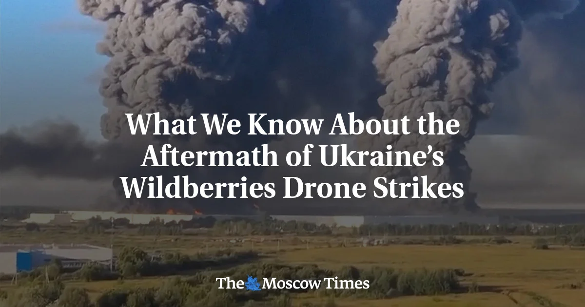 Drones Hit Wildberries Hubs, Triggering Multibillion-Ruble Fallout