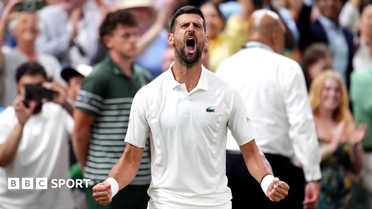 Djokovic survives five-hour Wimbledon epic to set up Sinner semi
