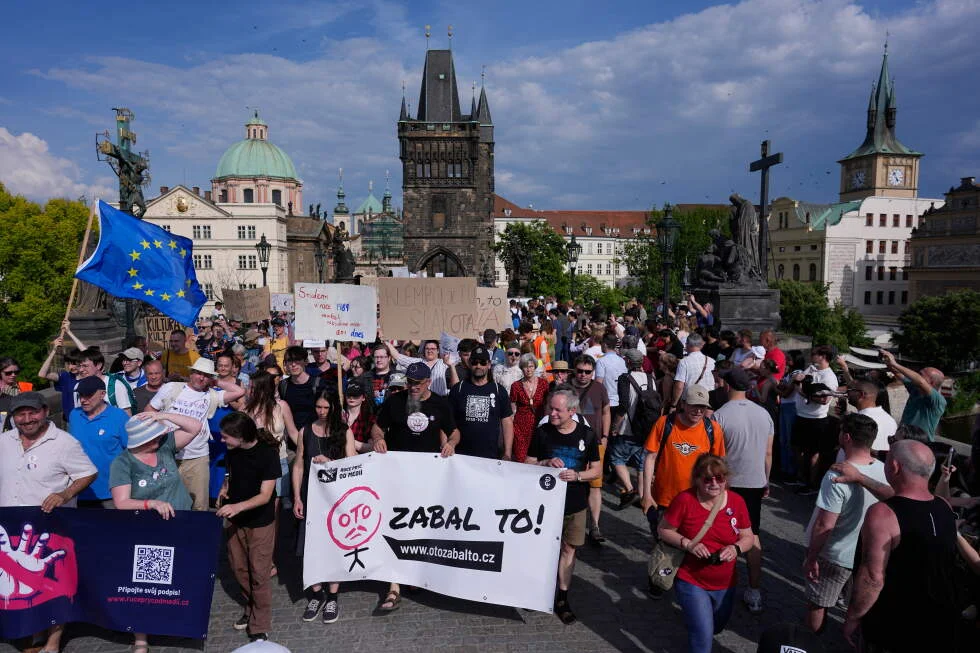Prague rallies against plan to fund Czech public broadcasters