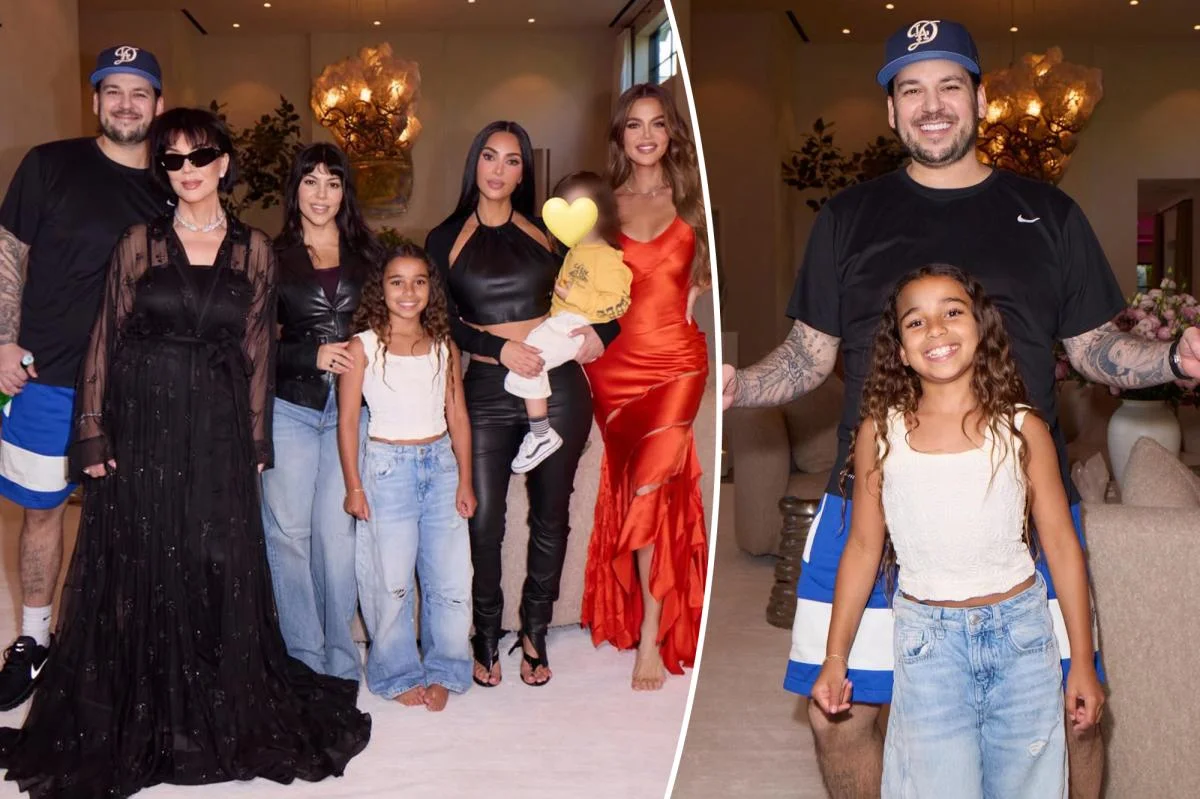 Rob Kardashian Makes a Rare Smile at Khloé's Birthday Bash