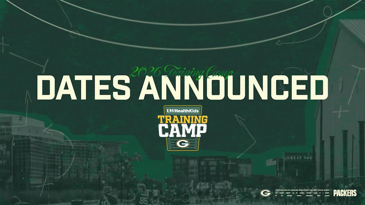 Packers Reveal 2026 Training Camp Dates and Family Night Details