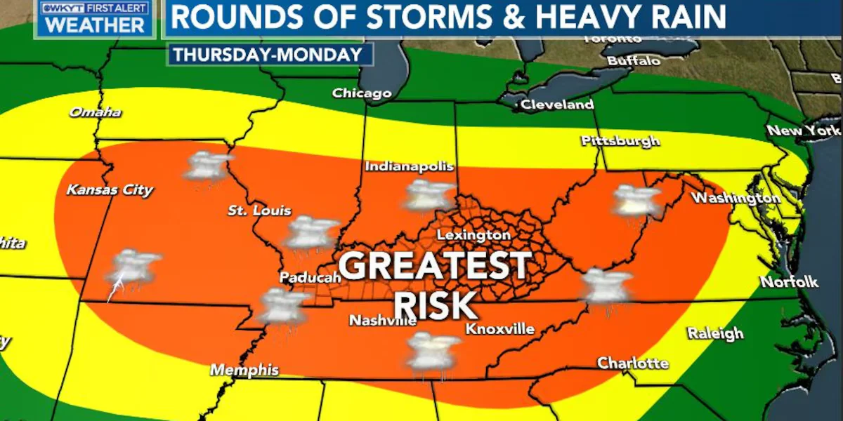 Weather Outlook: Lingering Showers and Storms Expected