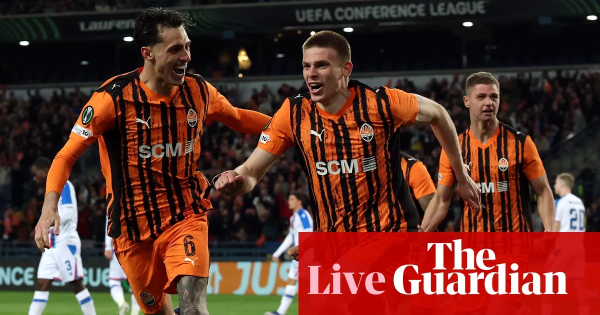 Kamada sinks Shakhtar as Palace edge 2-1 in Conference League semi-final first leg