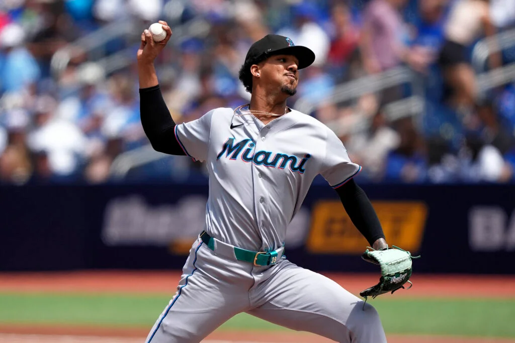 Marlins' Eury Pérez Out Eight Weeks with Gracilis Strain