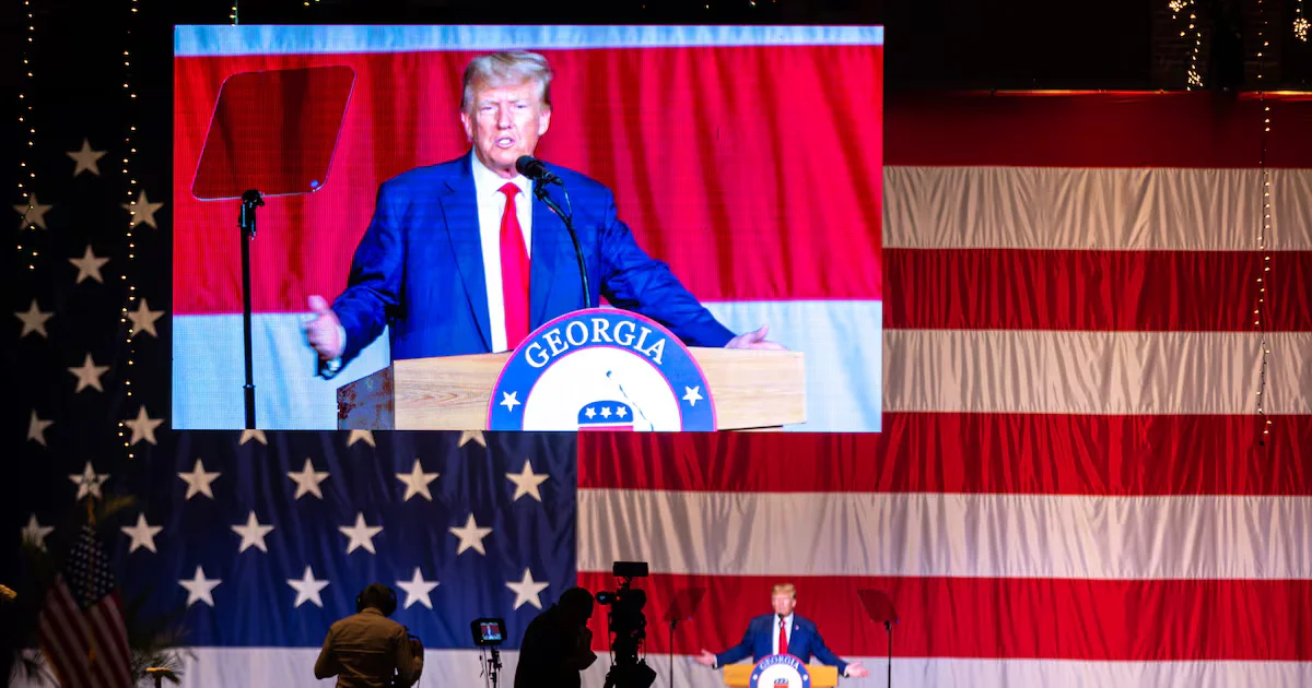 The Controversial Impact of Donald Trump's Georgia Visit.