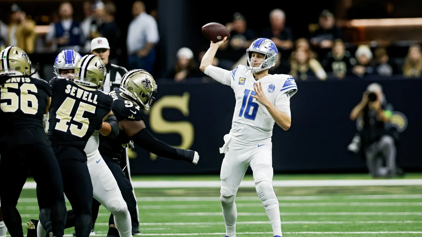 Lions-Saints Week 1 showdown opens Detroit's 2026 NFL season