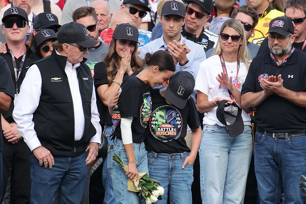 Busch family leads emotional Coke 600 tribute to Kyle Busch