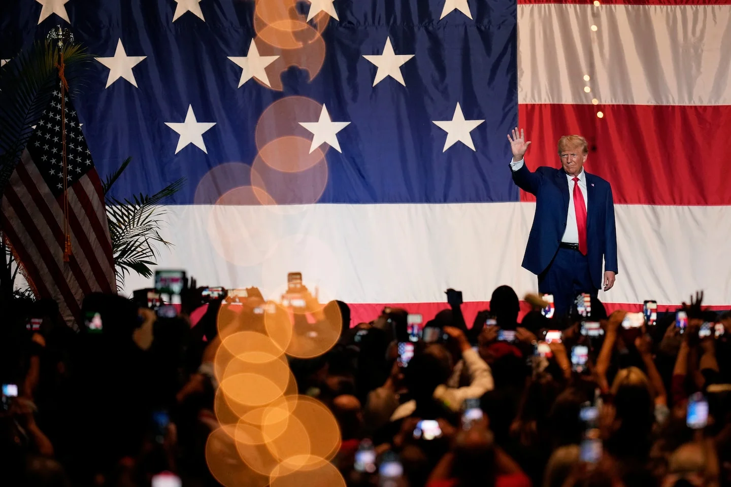 Trump's ongoing legal battles take center stage in Georgia GOP convention.