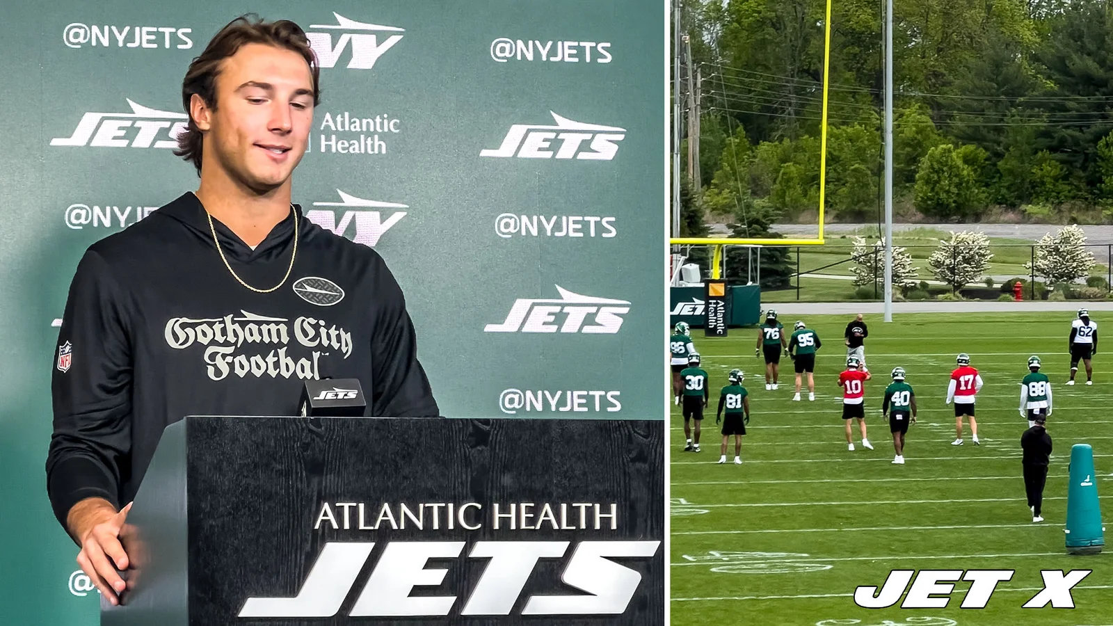 Jets' Cade Klubnik Demonstrates Commanding Poise at Rookie Camp