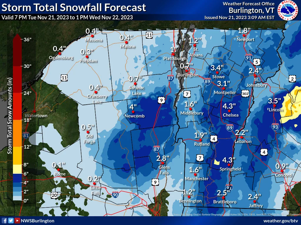 "Tuesday Evening Winter Weather Advisory: Expect Slippery Travel Conditions"