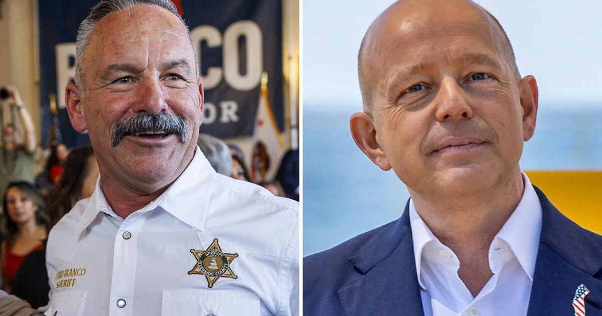 Trump-backed Hilton and Sheriff Bianco wage bruising California GOP governor showdown