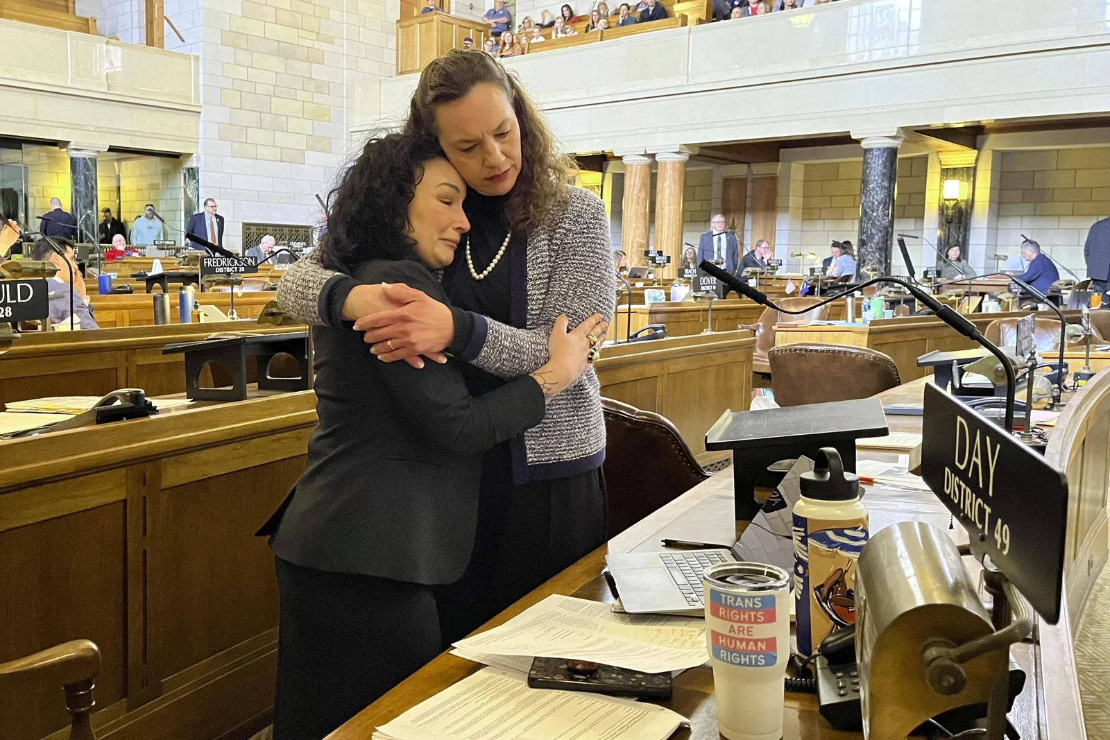 Nebraska lawmakers advance controversial trans health bills.