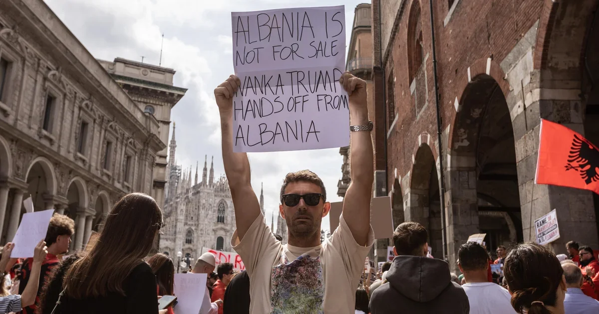 Flamingos and Protests Rally Against Kushner-Backed Albanian Resort