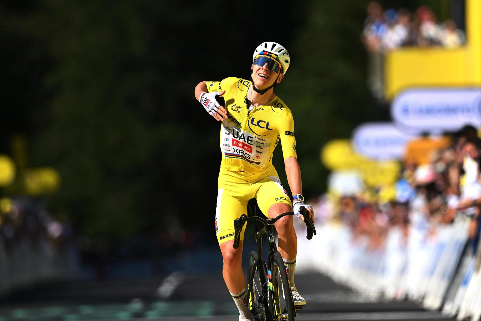 Pogačar seals another Tour de France ghost at Le Lioran as Granon looms