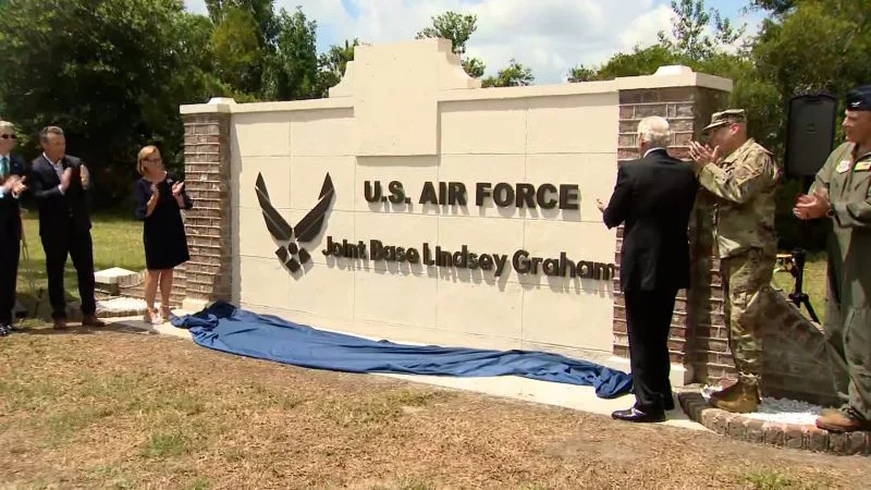 Record Pentagon budget push coincides with Lindsey Graham-named base rename