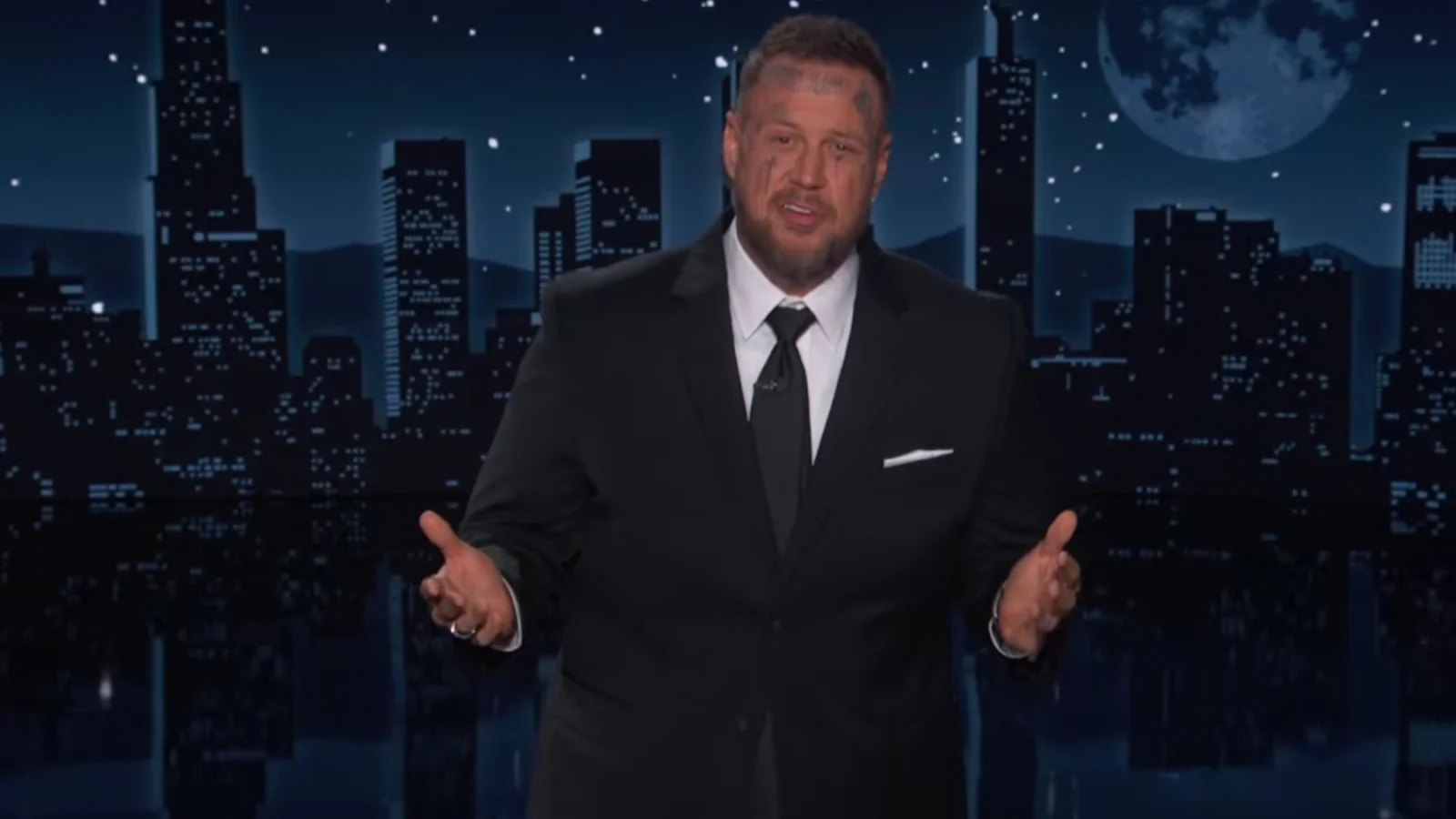 Jelly Roll Draws a Line Between Humanity and Politics on Kimmel