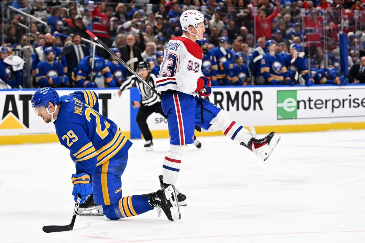 Dobes Shines as Canadiens Rally in Buffalo to Take 3-2 Series Edge