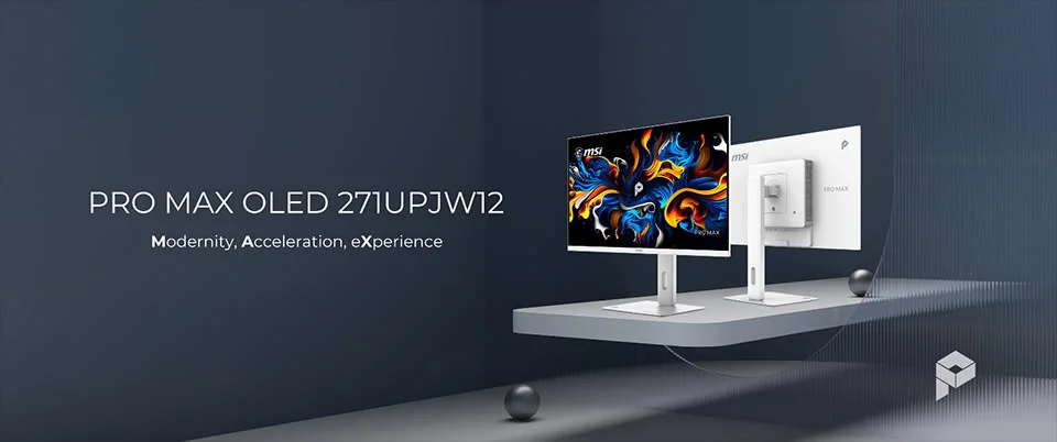 MSI Unveils PRO MAX OLED 271UPJW12: First 27-Inch 4K 120Hz IJP OLED Monitor