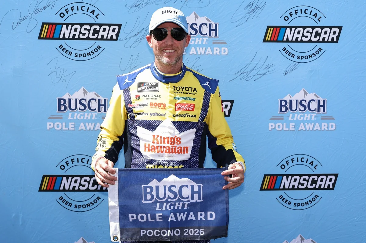 Hamlin claims Pocono pole as spins rearrange Cup lineup