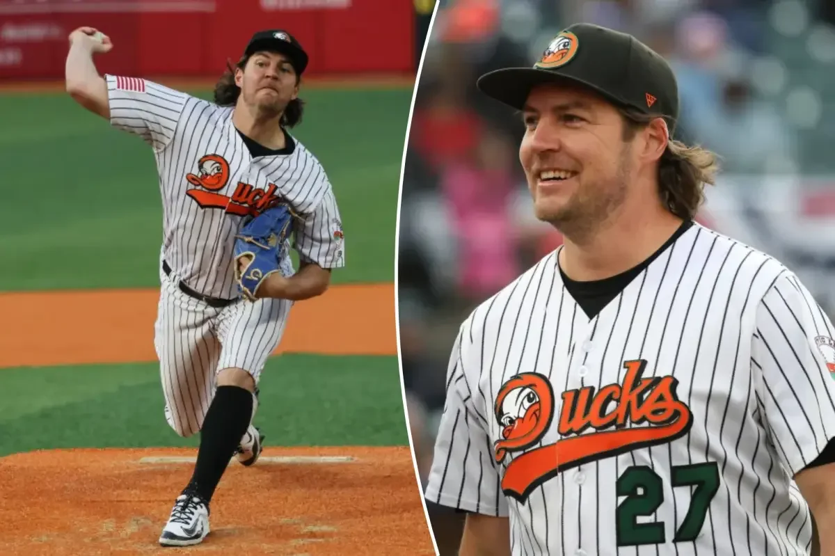 Bauer throws seven-inning no-hitter for Long Island Ducks, slams critics online