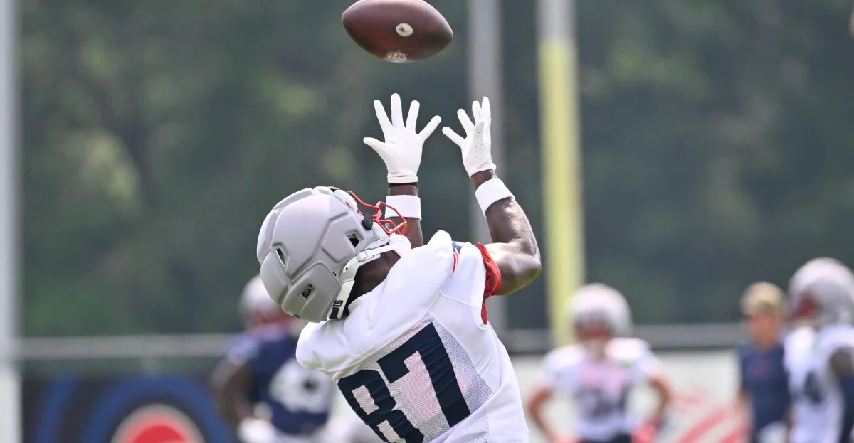 Patriots lean into WR depth as camp pads pop