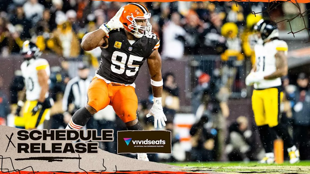 Browns' 2026 schedule spotlights five marquee showdowns