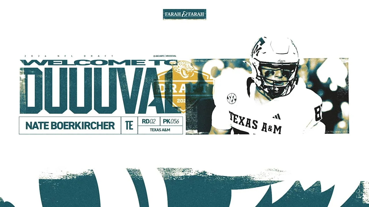 Jaguars nab Boerkircher at 56, beefing up the TE corps