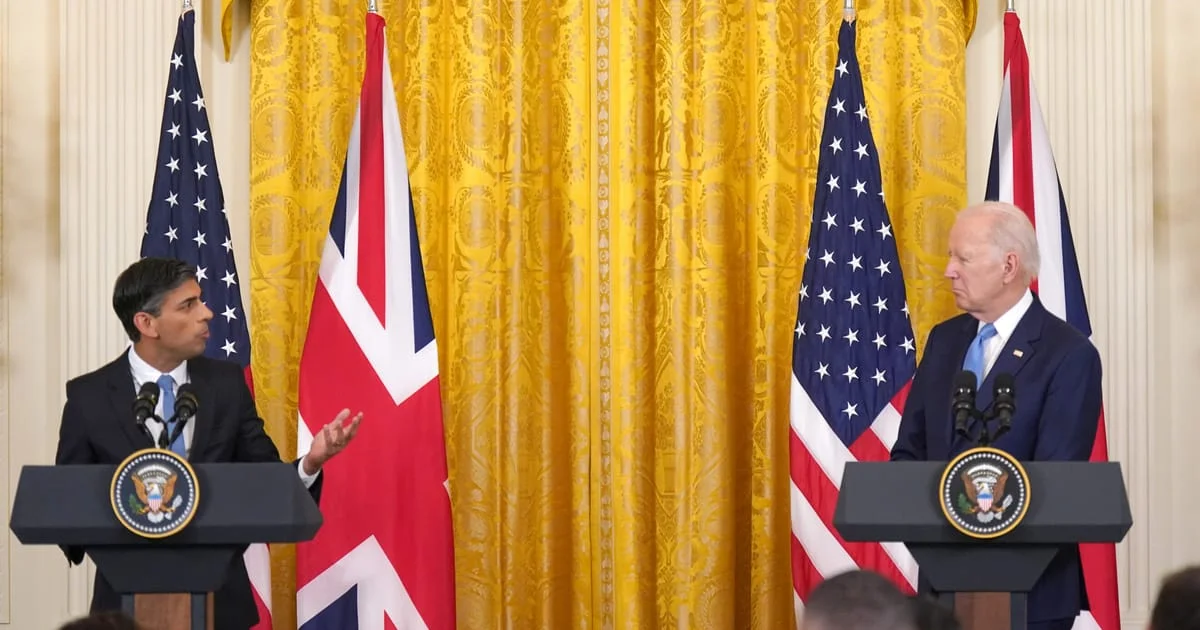 Biden and Sunak work to bridge transatlantic divides.
