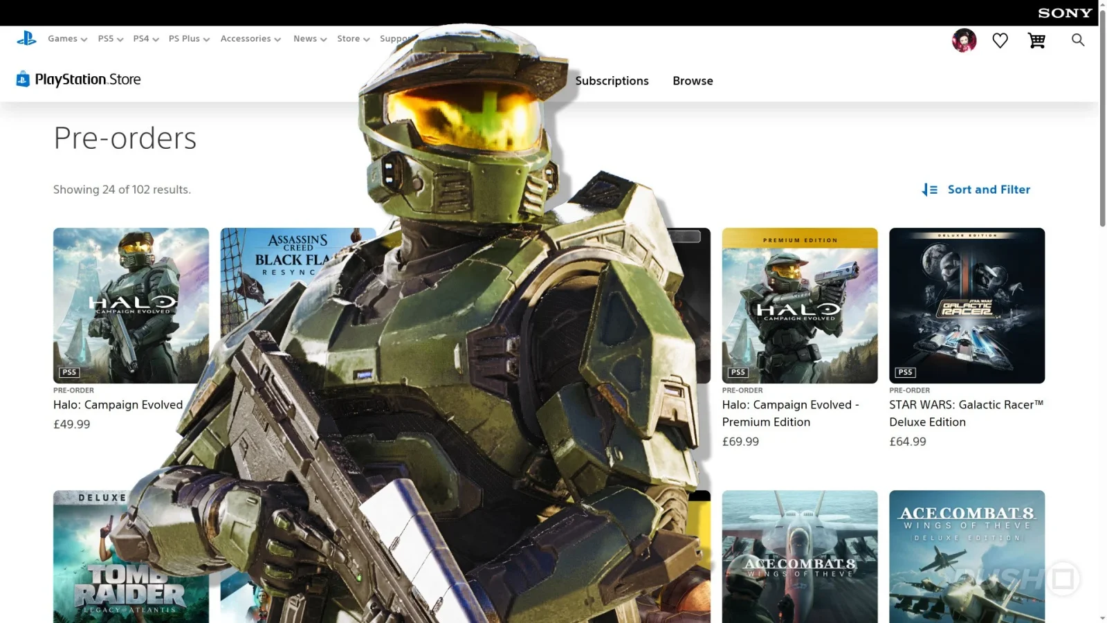Halo Hits PS5, Dominating PS Store Pre-Orders Worldwide
