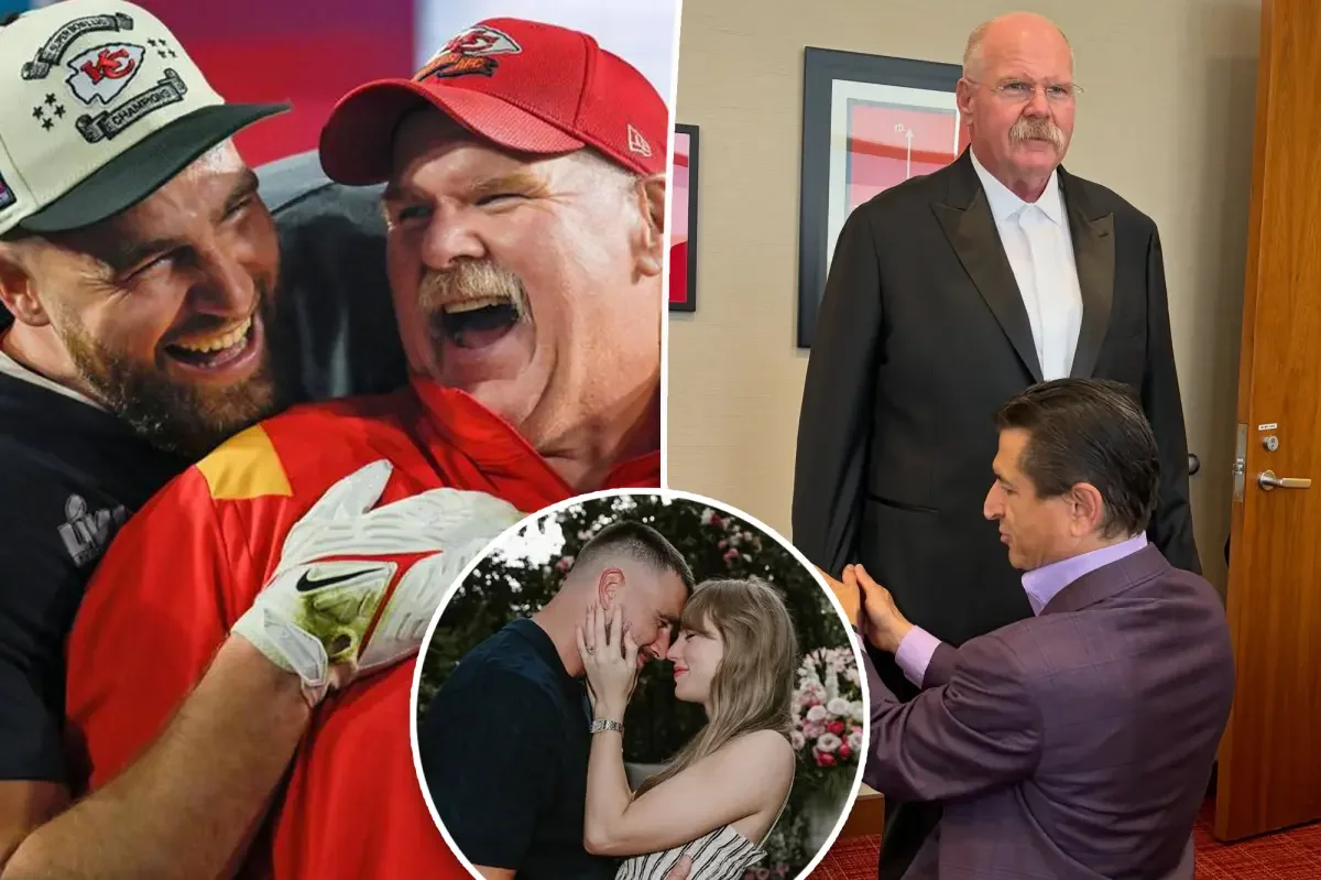 Andy Reid slips into a bespoke tux for Swift-Kelce wedding