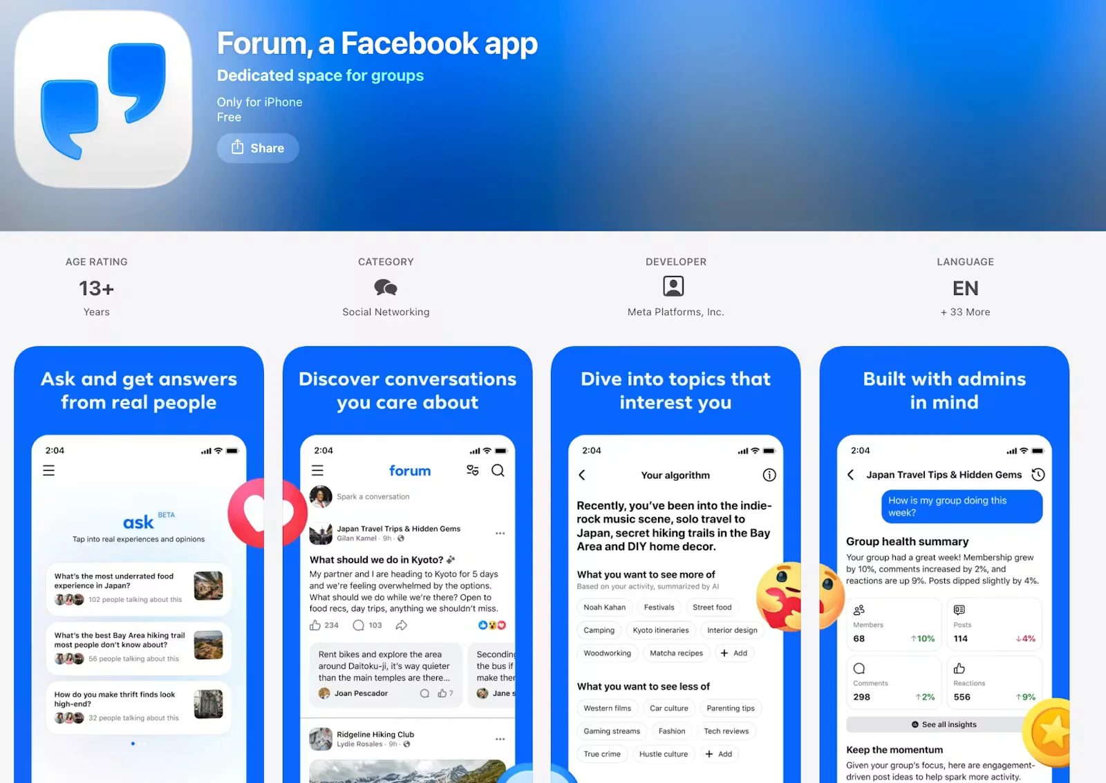 Meta rolls out Reddit-like Forum, rattling Reddit investors